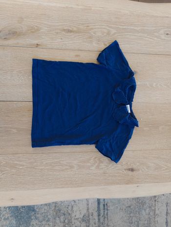 Tee shirt col dentelle