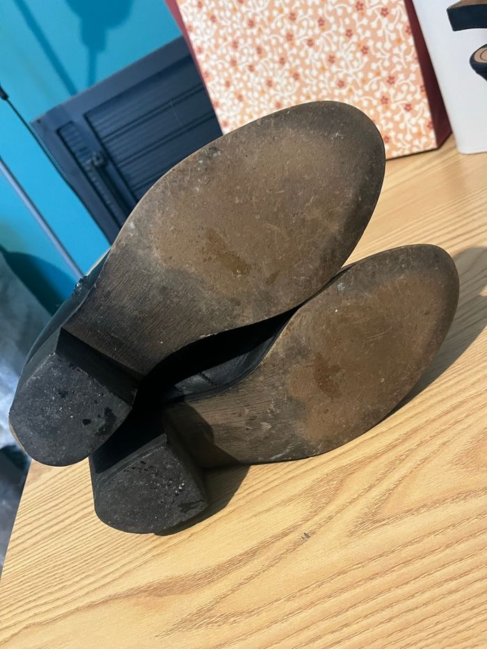 Paire de bottines noires - photo numéro 7