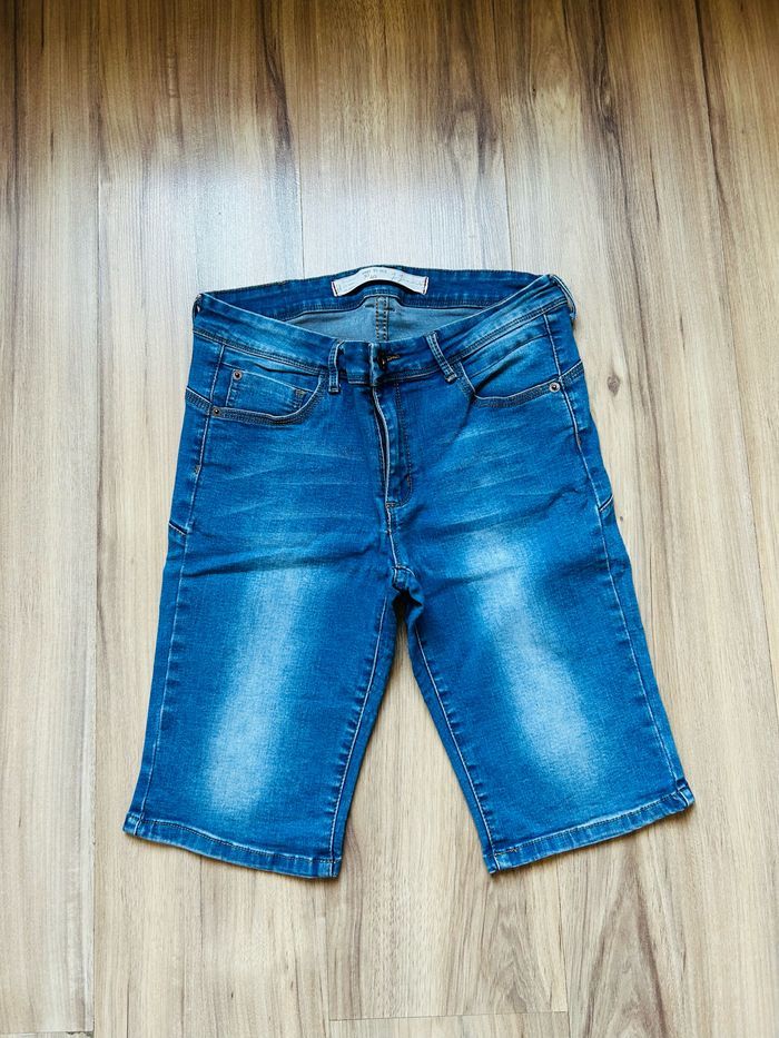 Pantacourt / Short en jean bleu J. Jeans Tailles S-M - photo numéro 1