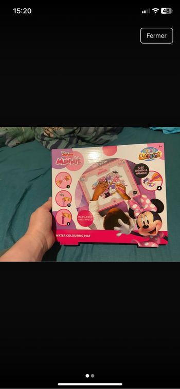 Tapis de jeu a eau minnie