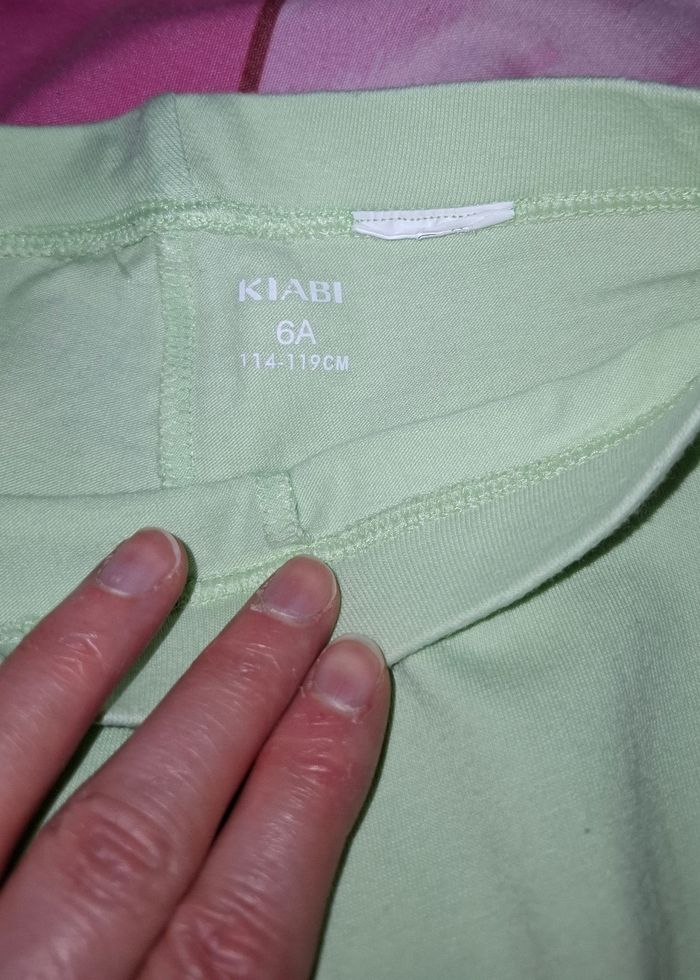 Lot de 2 leggings 3/4 fille 6ans - photo numéro 3