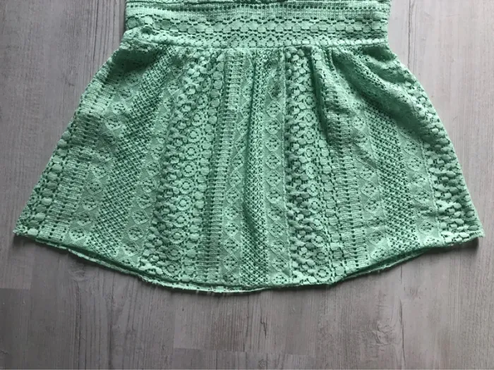 BB- Blouse à bretelles « culture sud » menthe T u NEUVE - photo numéro 5