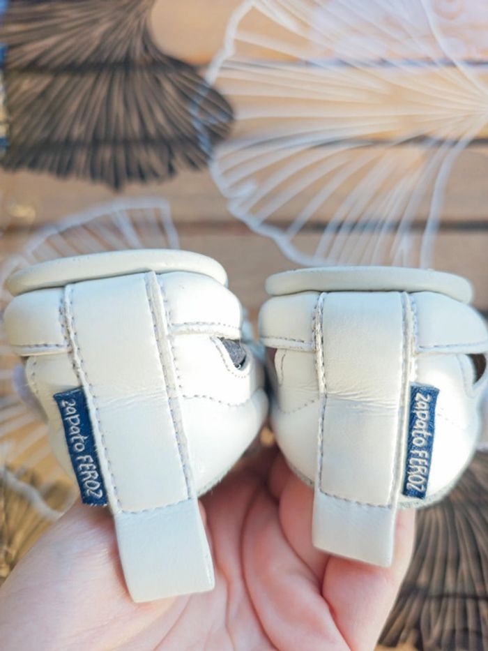 Sandales Irta couleur blanc Zapato Feroz XL+ barefoot ppn - photo numéro 3