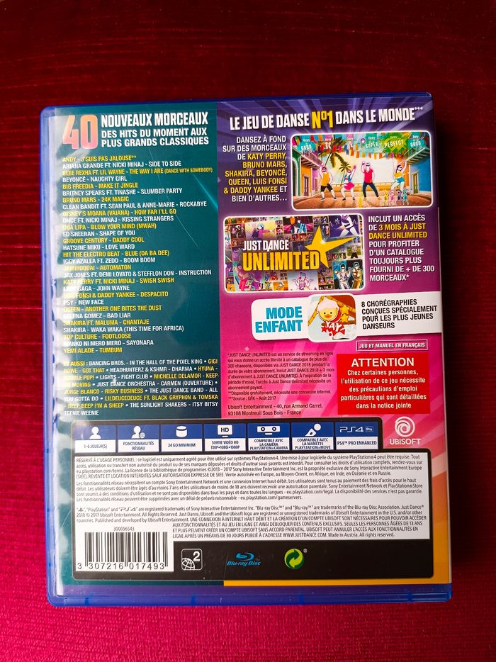 Jeu PS4 JUST DANCE 2018 - photo numéro 2