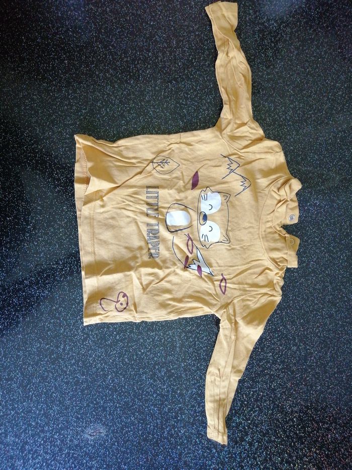 T-shirt manche longue col haut