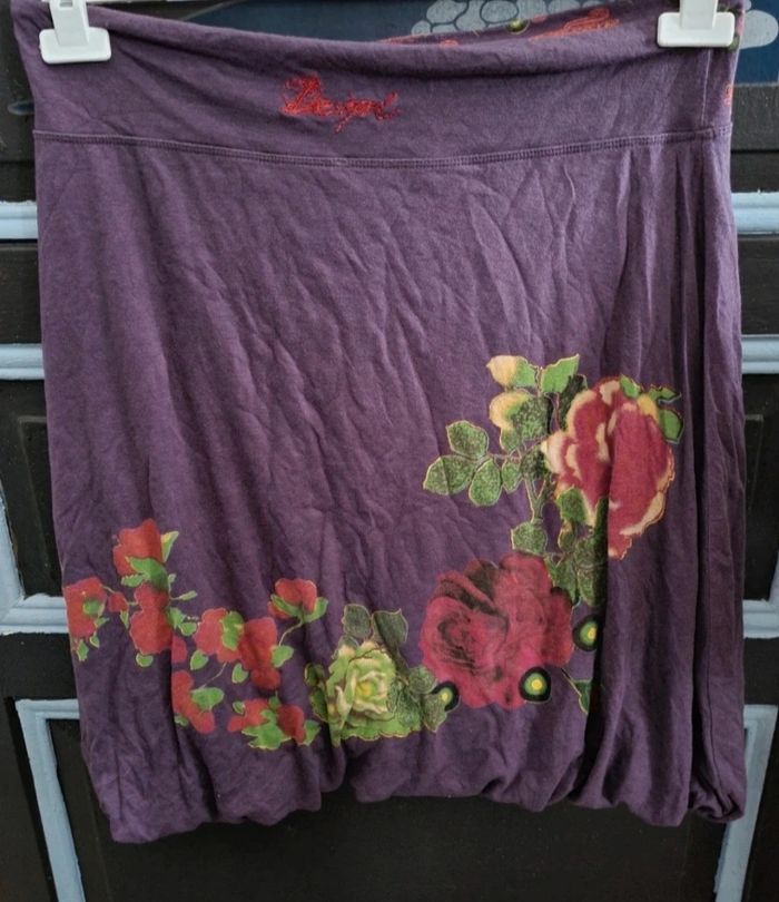 Jupe violette desigual XL - photo numéro 4
