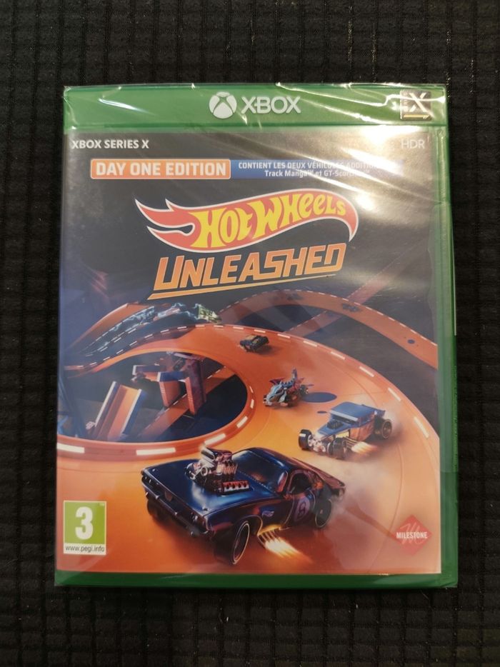 Neuf sous blister hot wheels unleashed Xbox séries x
