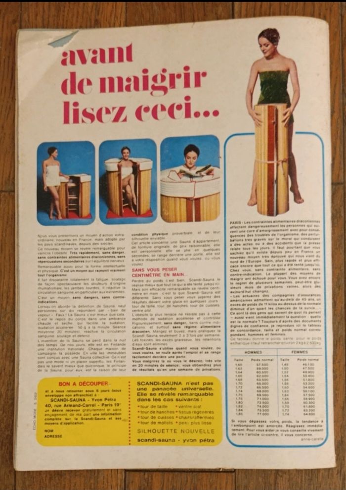 Ancien magazine Écho de la mode 1969 N°6 Vintage - photo numéro 9