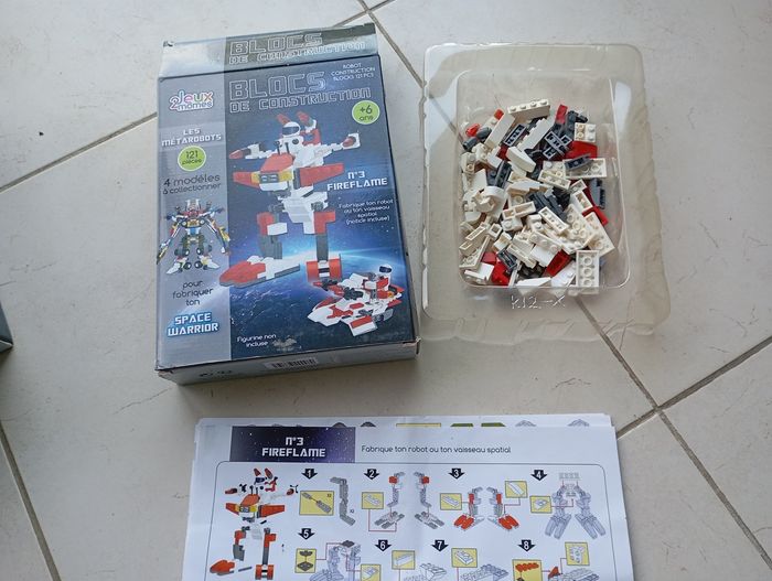 Lot de 4 boîtes de blocs de construction métarobots - photo numéro 5