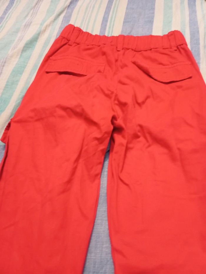 Pantalon taille haute  cargo Bershka comme Neuf taille 34 - photo numéro 5