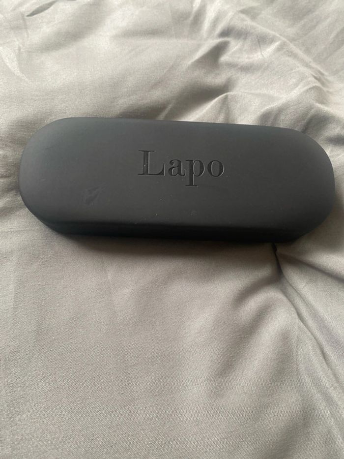 Étui à lunettes noir LAPO