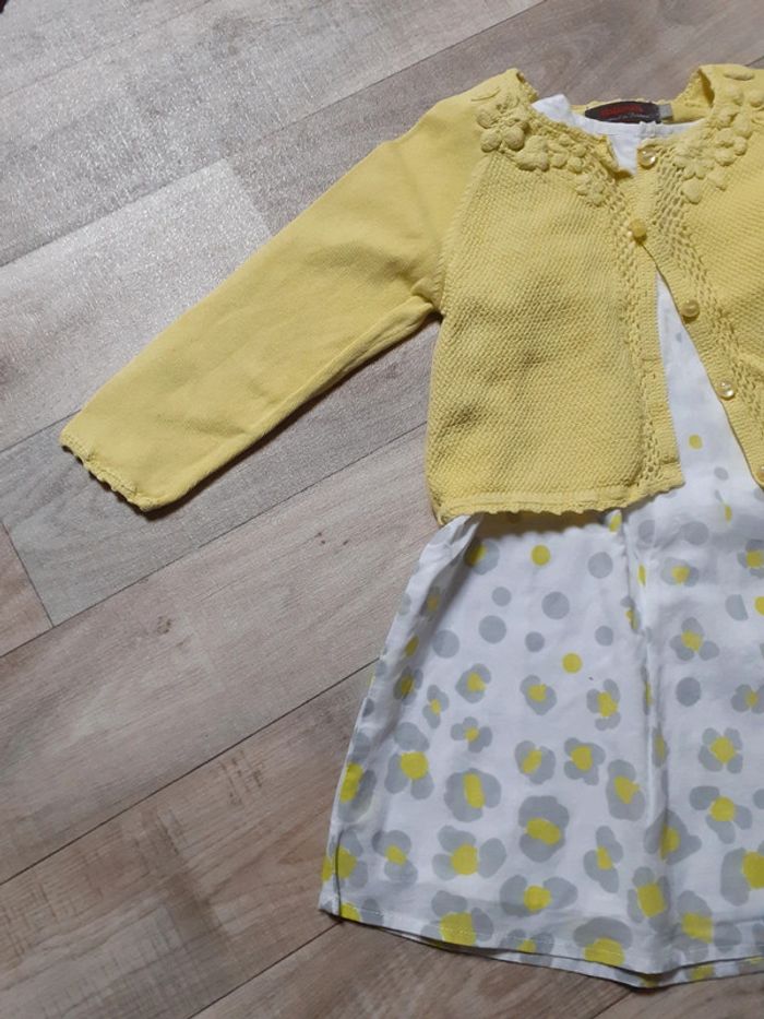 Robe et gilet fille 2 ans neuf - photo numéro 4