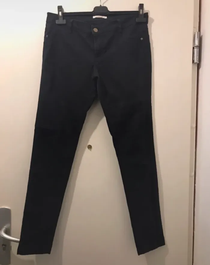 Pantalon jeans femme noire camaïeu taille 42