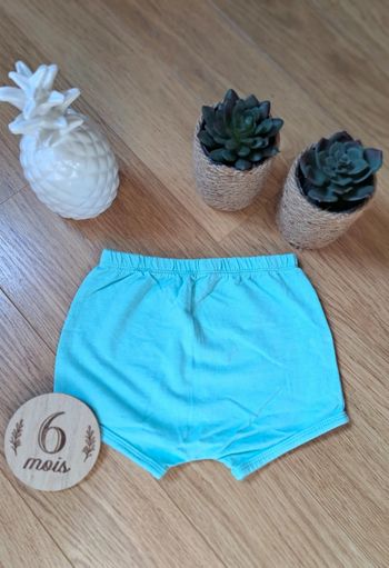 🌸 Short garçon turquoise 6 mois 🌸