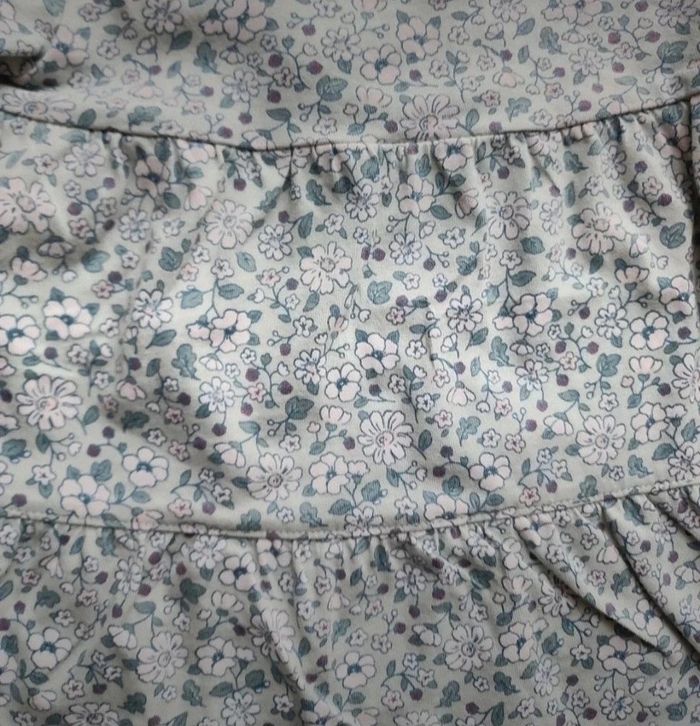 Blouse tee shirt fleuris 86cm - photo numéro 5