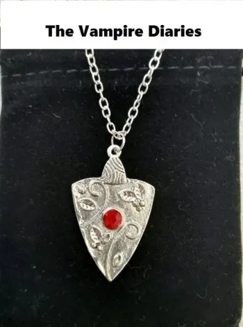 Collier Vampire Diaries talisman de protection de Bonnie