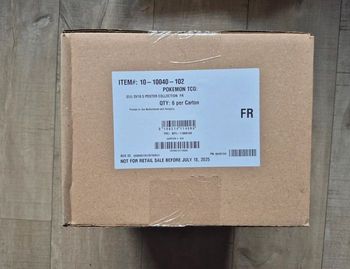 Case pokémon Coffret Collection Poster EV10.5 | Foudre Noire et Flamme Blanche Fr