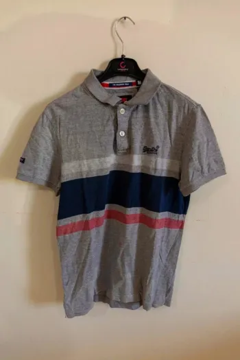 C46 polo gris Superdry M