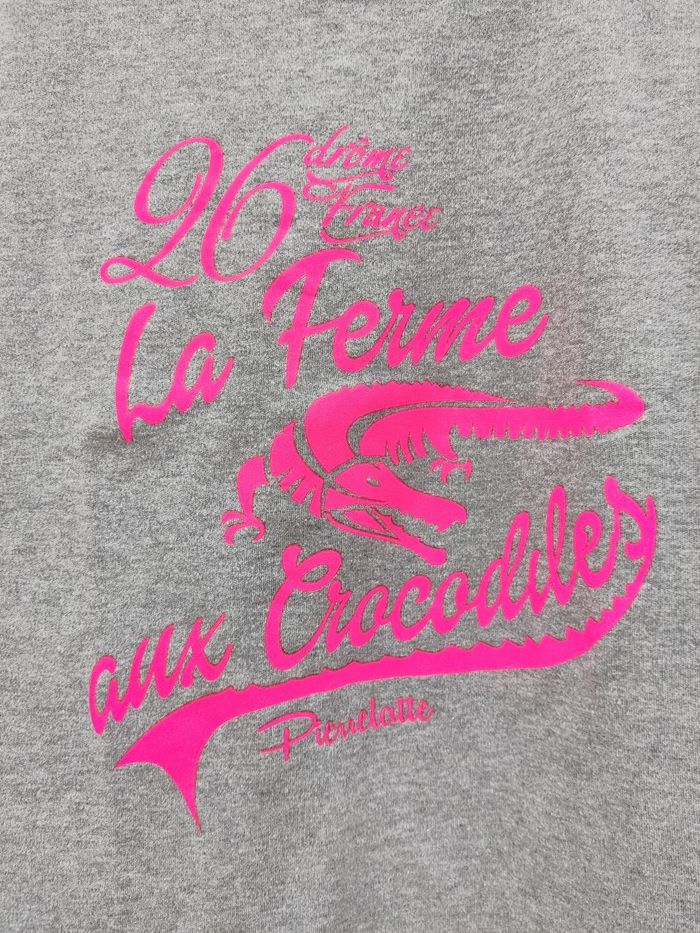 T-shirt fille 10 ans gris "Avomarks" neuf - photo numéro 3