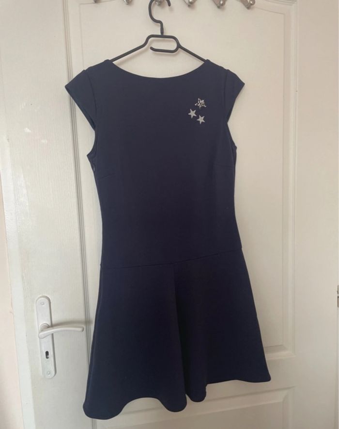 Robe bleu marine phildar