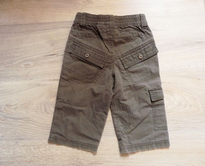 Pantalon bebe garçon Mexx cargo 12 Mois baggy kaki TBE - photo numéro 4