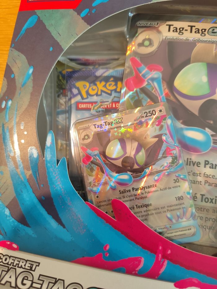 Coffret Tag Tag ex boosters cartes Pokémon origine perdue faille paradoxe forces temporelles - photo numéro 3