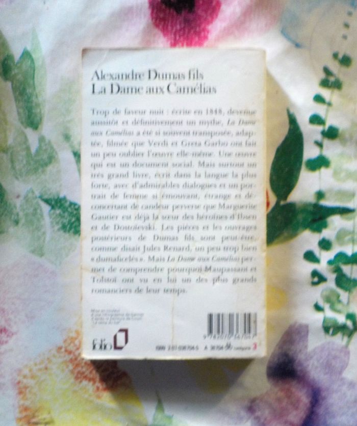 LA DAME AUX CAMELIAS de Alexandre DUMAS Fils Ed. Folio - photo numéro 2