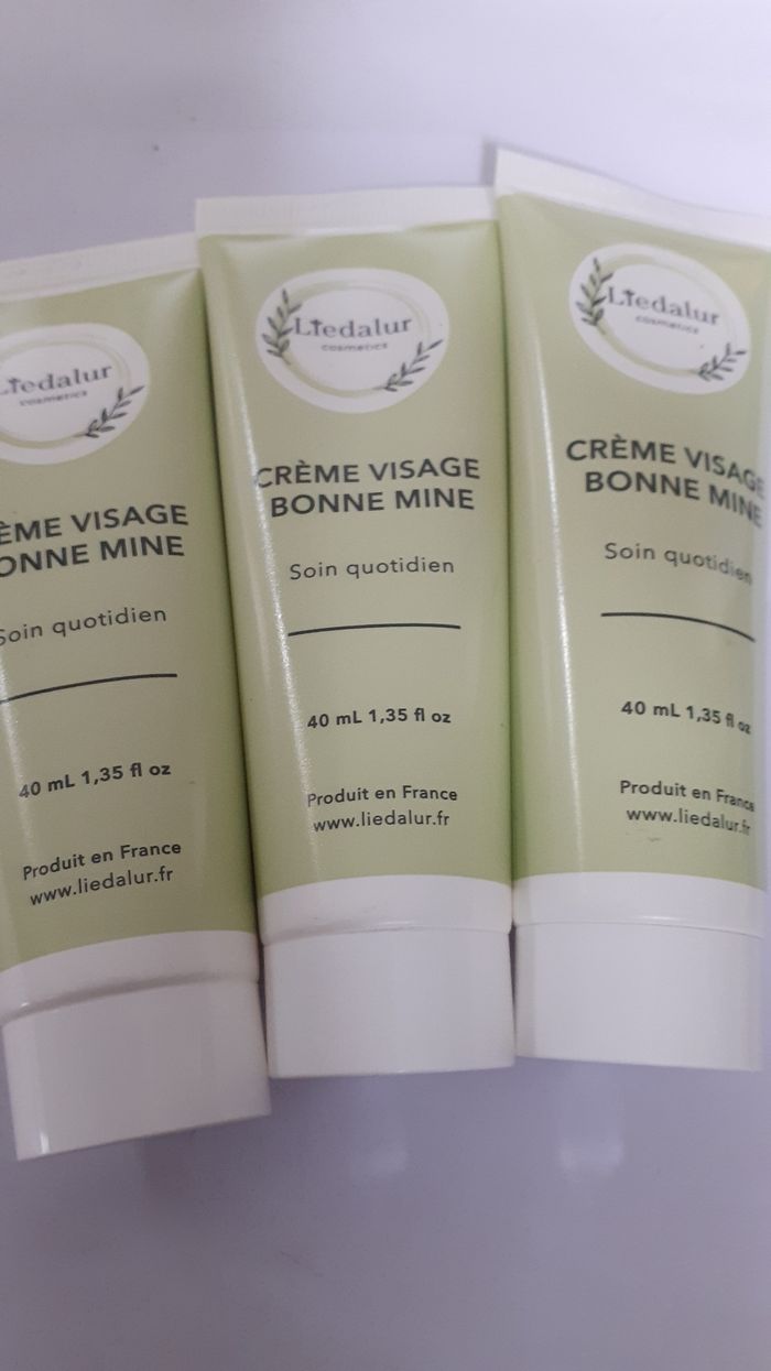 Liedalur crème visage  bonne mine  soin quotidien  3×40ml=120ml