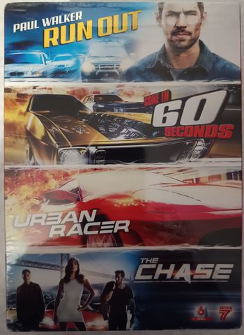 Coffret Course poursuite 4 films DVD Neuf Scellé