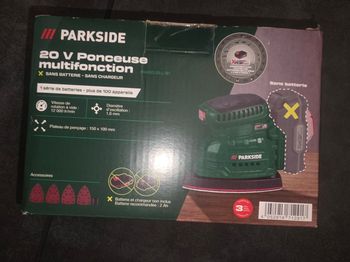 Ponceuse sans fil 20 V NEUVE