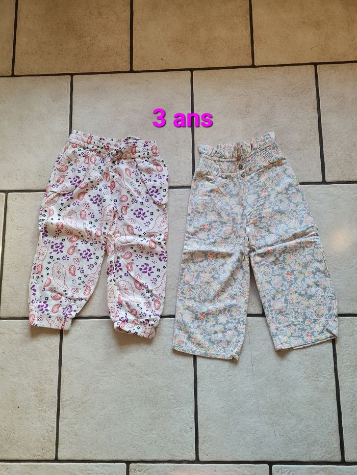 2 pantalons léger 3 ans