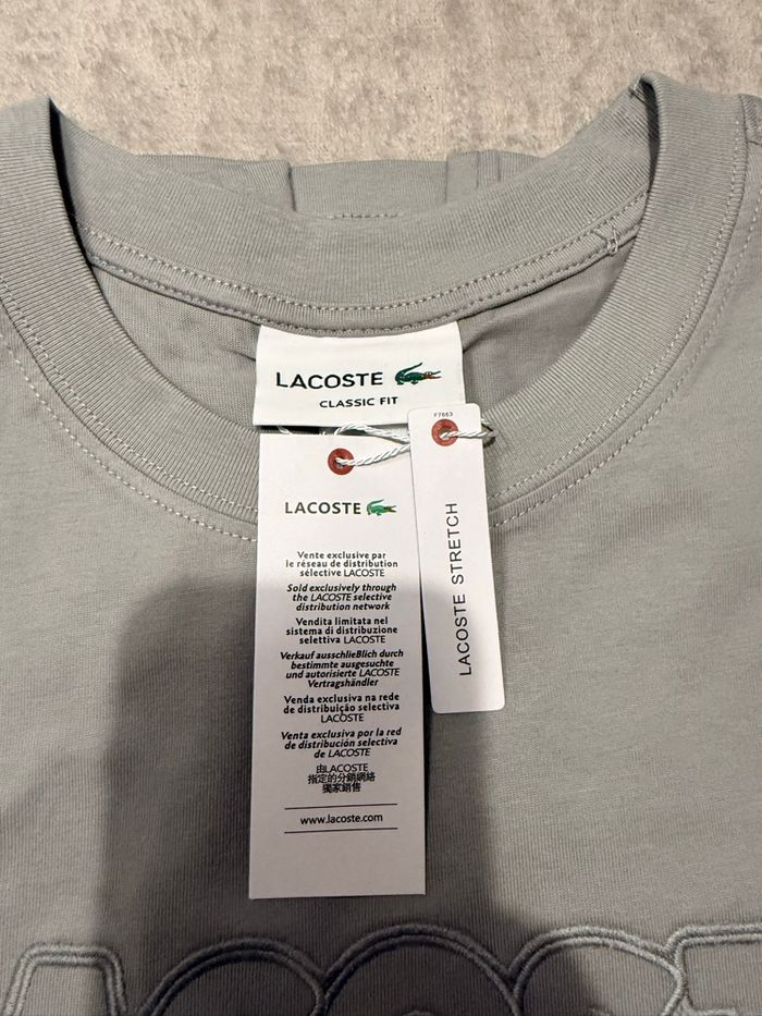 Tee shirt Lacoste - photo numéro 3