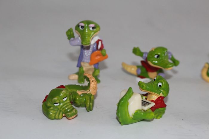 Kinder 10 Figurines Crazy Croco 1993 Lot de 10 figurines. - photo numéro 2