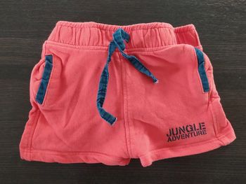 Short été Obaibi 12 mois rouge Jungle Aventure