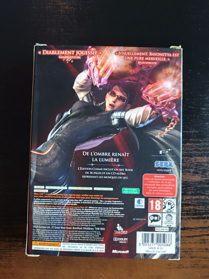 Bayonetta collector Xbox 360 - photo numéro 2