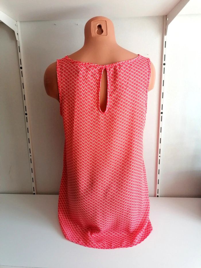 Blouse orangée 38.40 In extenso mesures en photos - photo numéro 4