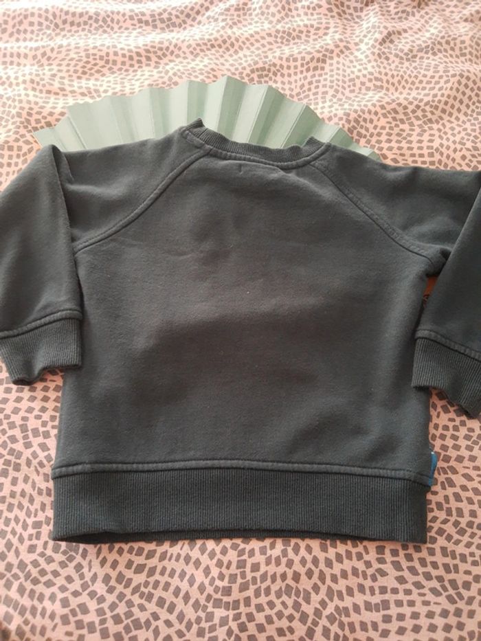 Sweat-shirt épais vert sapin imprimé mountain - photo numéro 4