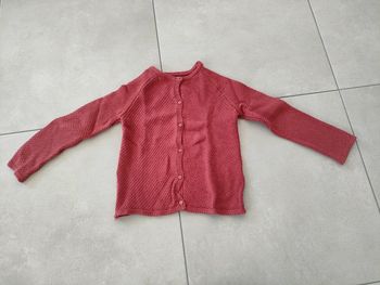 Gilet bordeaux - Taille 36 mois