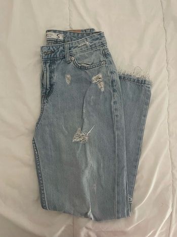 Jean bleu troué new Yorker