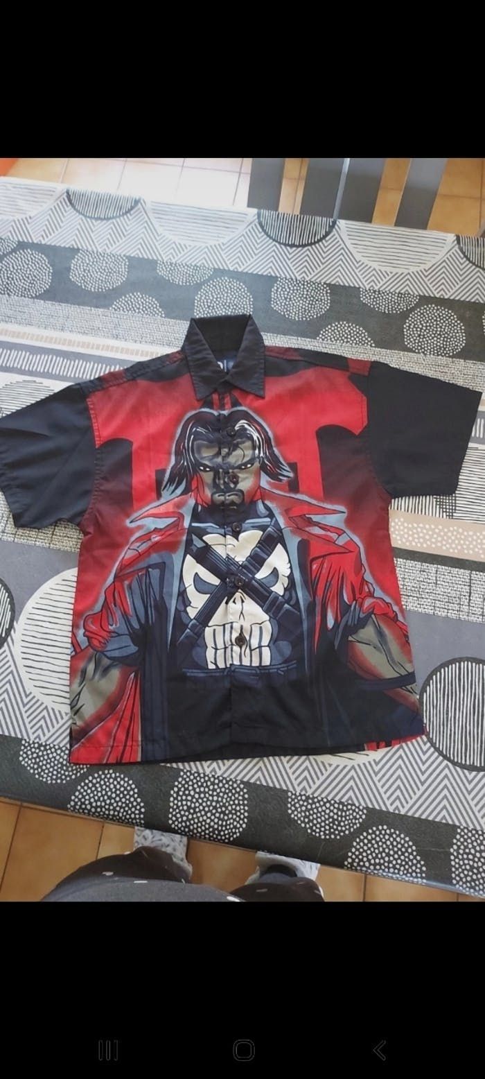 Chemisette tête de mort 8 ans