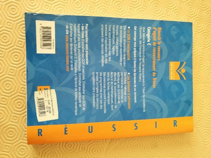 REUSSIR LE CONCOURS D'AGENT DE RECOUVREMENT DU TRESOR 2003 - photo numéro 2