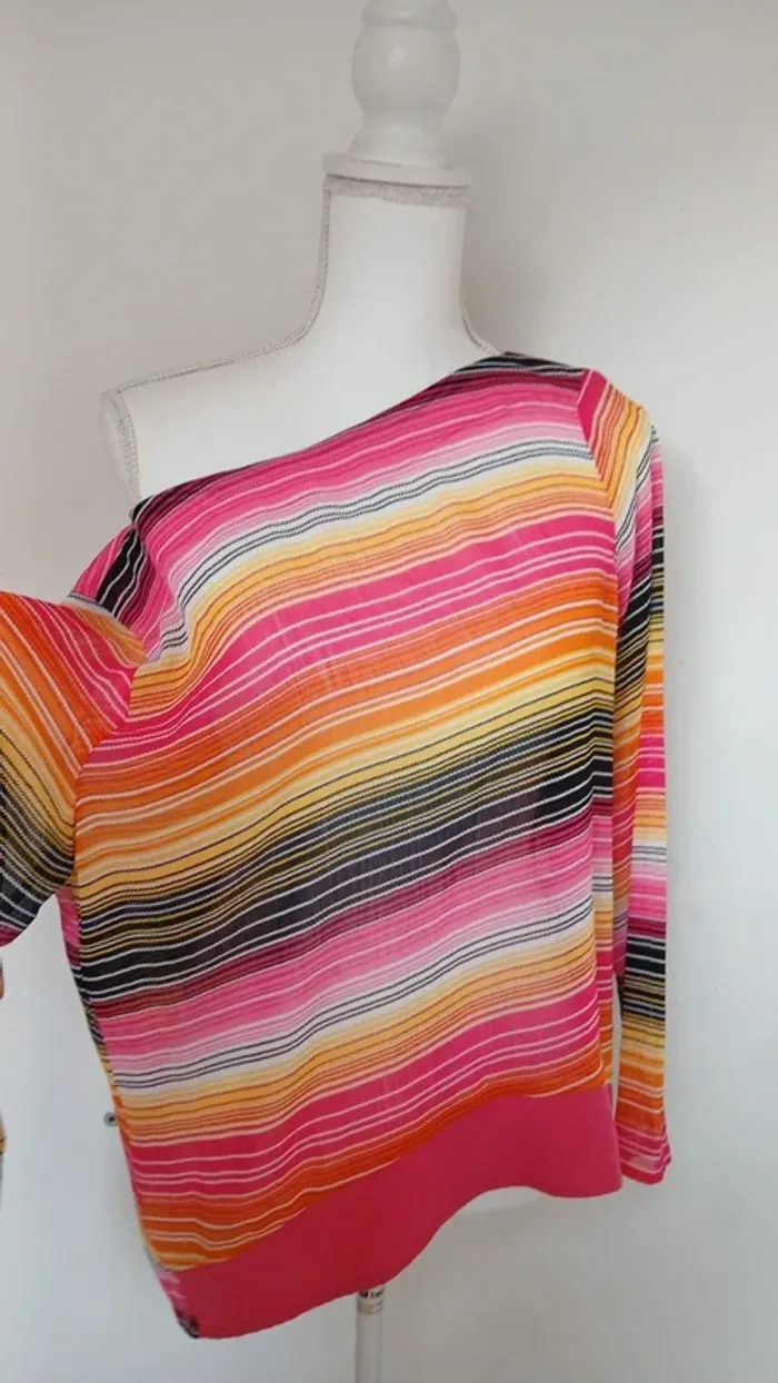 Blouse arc en ciel Hippocampe - photo numéro 3