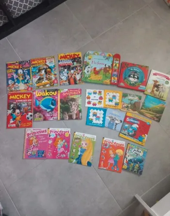 📖 Lot de 21 magazines livres enfants