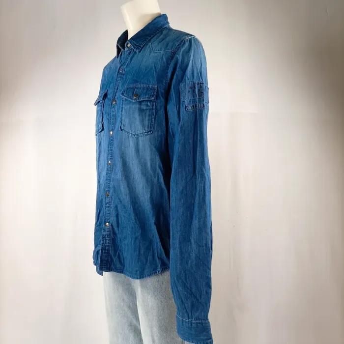 Chemise à manches longues jeans - IKKS - M A1252 - photo numéro 2