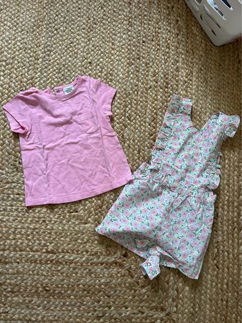 Ensemble Combinaison short et tee shirt obaïbi
