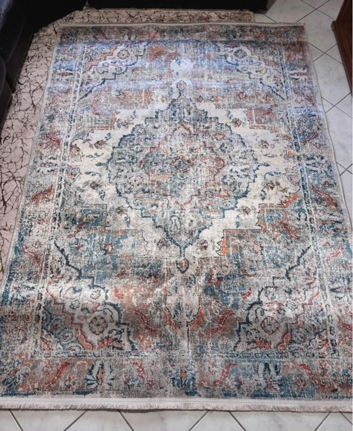 Grand Tapis NEUF 160x220 - Lavable & Antidérapant - Style Zara home - photo numéro 6