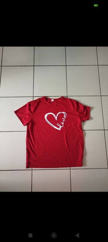 T-shirt rouge love