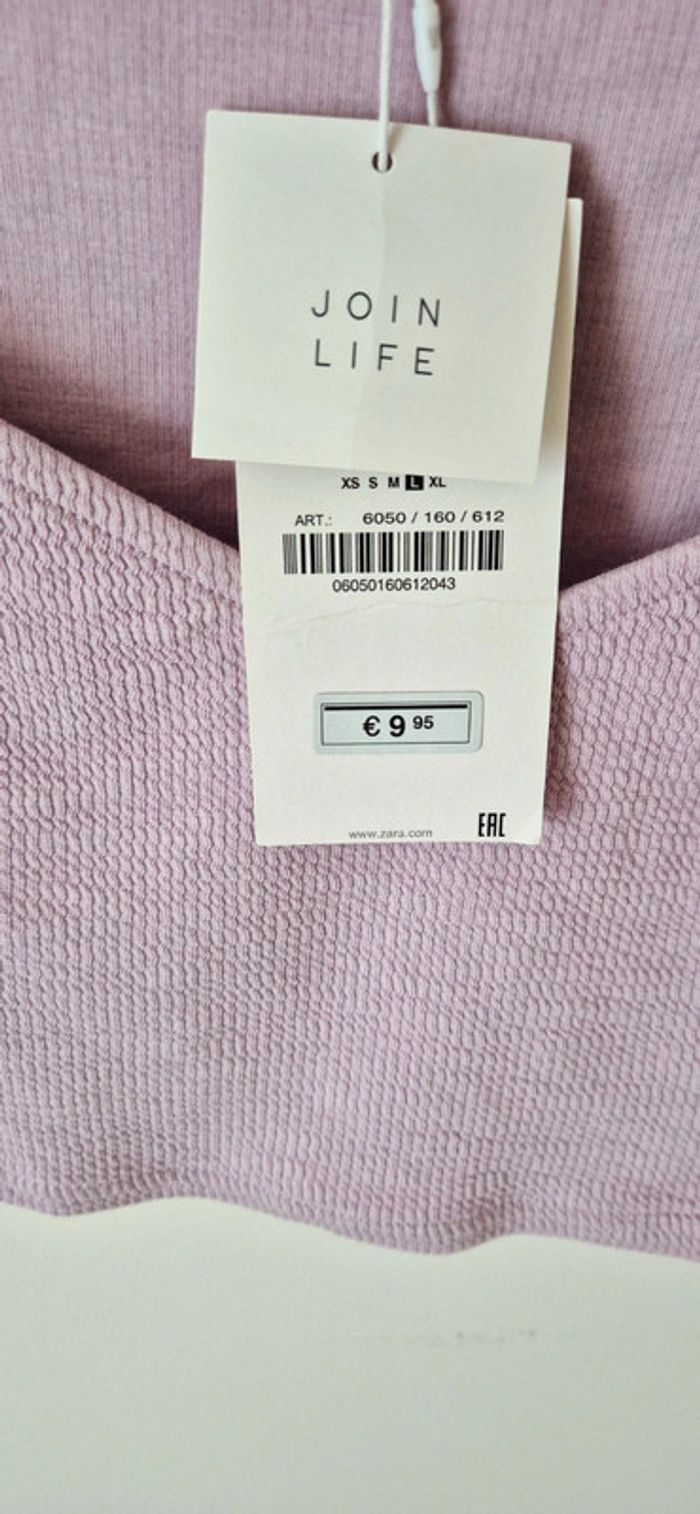 Crop top Zara Taille L - photo numéro 2