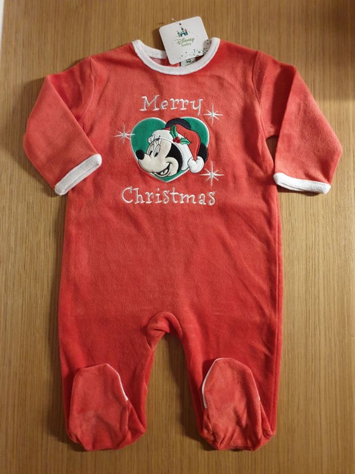 Pyjama de Noël Minnie 12 mois Neuf