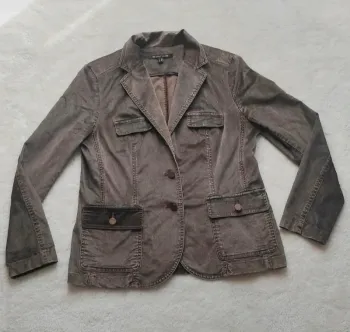 Veste blazer en velours marron Saint Hilaire 42